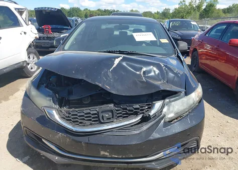 2013 Honda Civic Lx z USA, uszkodzony, nr VIN 2HGFB2F5XDH591007